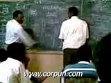 Caning in a classroom in Sudan