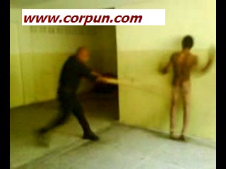 Punishment of alleged thief in police station