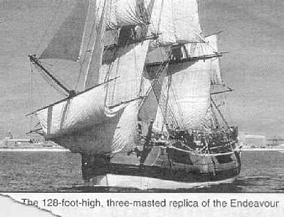 picture of sailing ship Endeavour