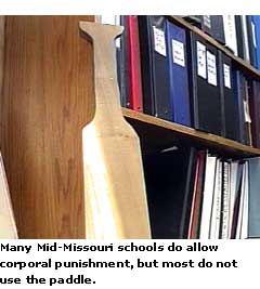 Many mid-Missouri schools allow corporal punisshment