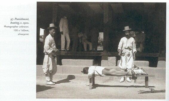 Punishment beating, c.1900