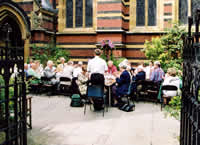 All Saints courtyard