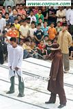 Gambler caned in Banda Aceh - Click to enlarge