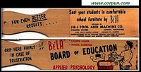 Jokey 'Board of education' paddle: CLICK TO ENLARGE