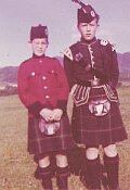 QVS boys in their Scottish army kilts, 1962